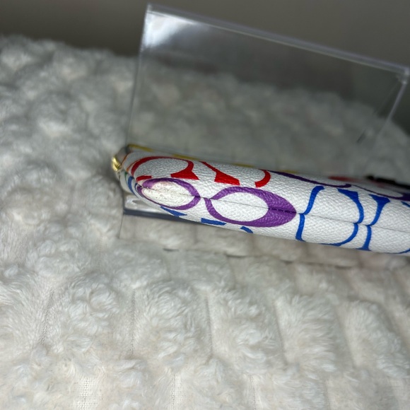 Coach Rainbow Signature Collection Wristlet - Picture 6 of 10